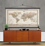 Large Vintage World Map| Vintage World Map from 1852 - Big World Maps