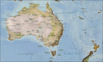 Modern Large World Map. The Largest World Maps Available. | Expedition Blues - Big World Maps