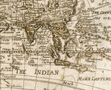 Large Vintage World Map| Vintage World Map from 1656 - Big World Maps