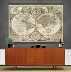 Large Vintage World Map| Vintage World Map from 1656 - Big World Maps